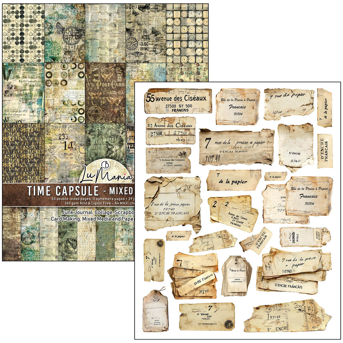 Ciao Bella - Mixed Media Book - Time Capsule - Maxi