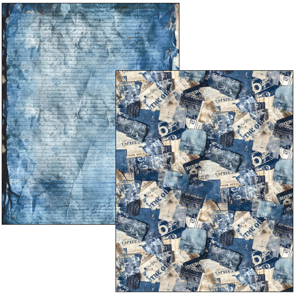 Ciao Bella - Mixed Media Book - Urban Blue Denim - Maxi