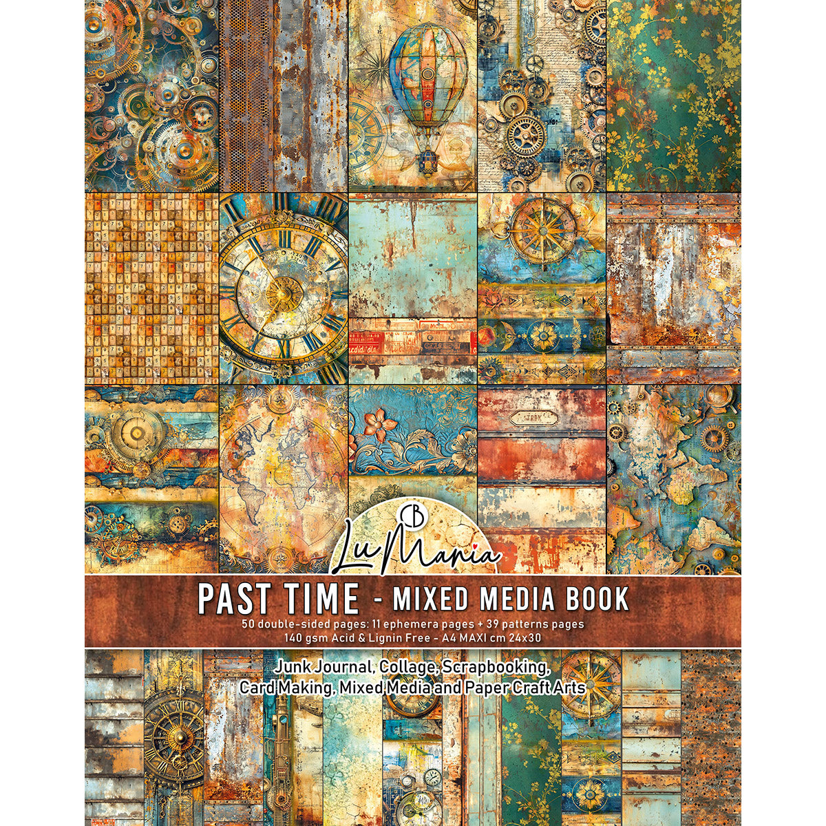 Ciao Bella - Mixed Media Book - Past Time - Maxi