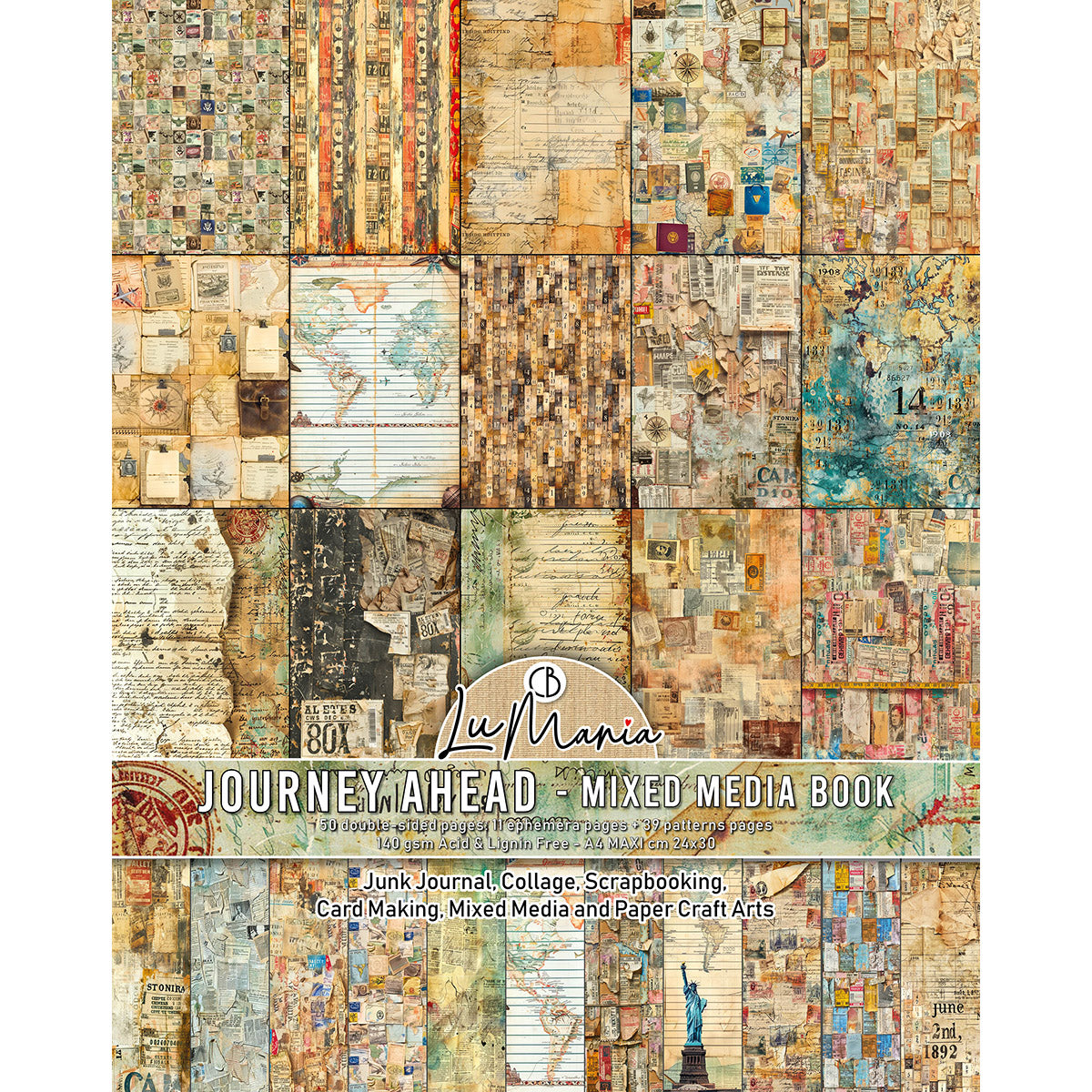 Ciao Bella - Mixed Media Book - Journey Ahead - Maxi