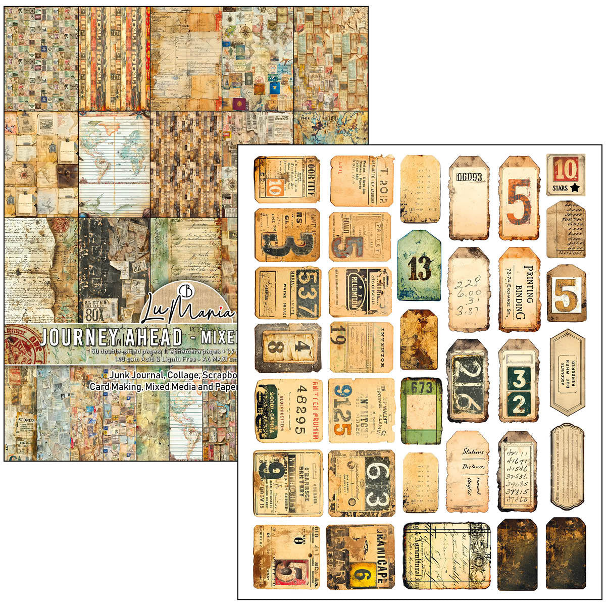 Ciao Bella - Mixed Media Book - Journey Ahead - Maxi