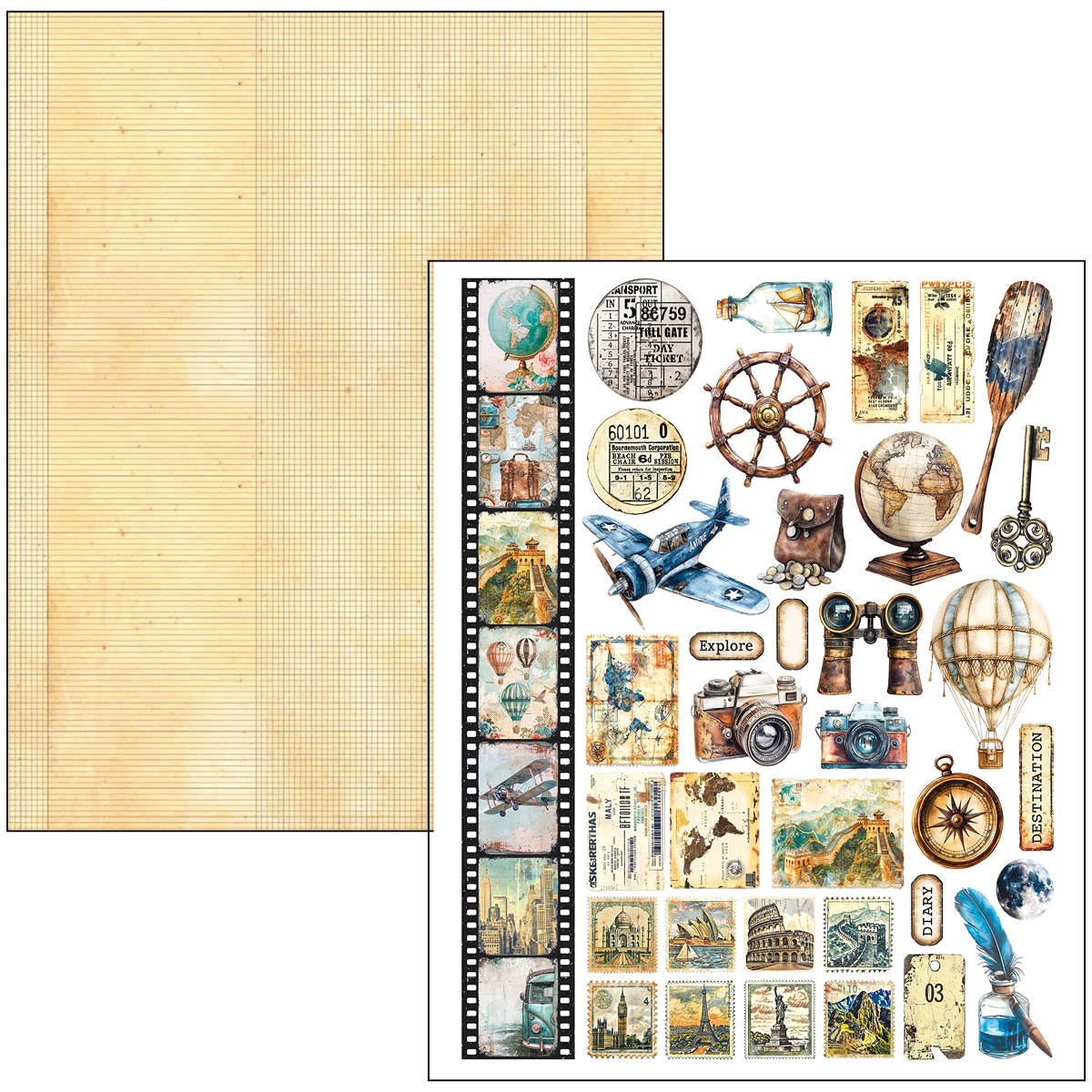 Ciao Bella - Mixed Media Book - Journey Ahead - Maxi