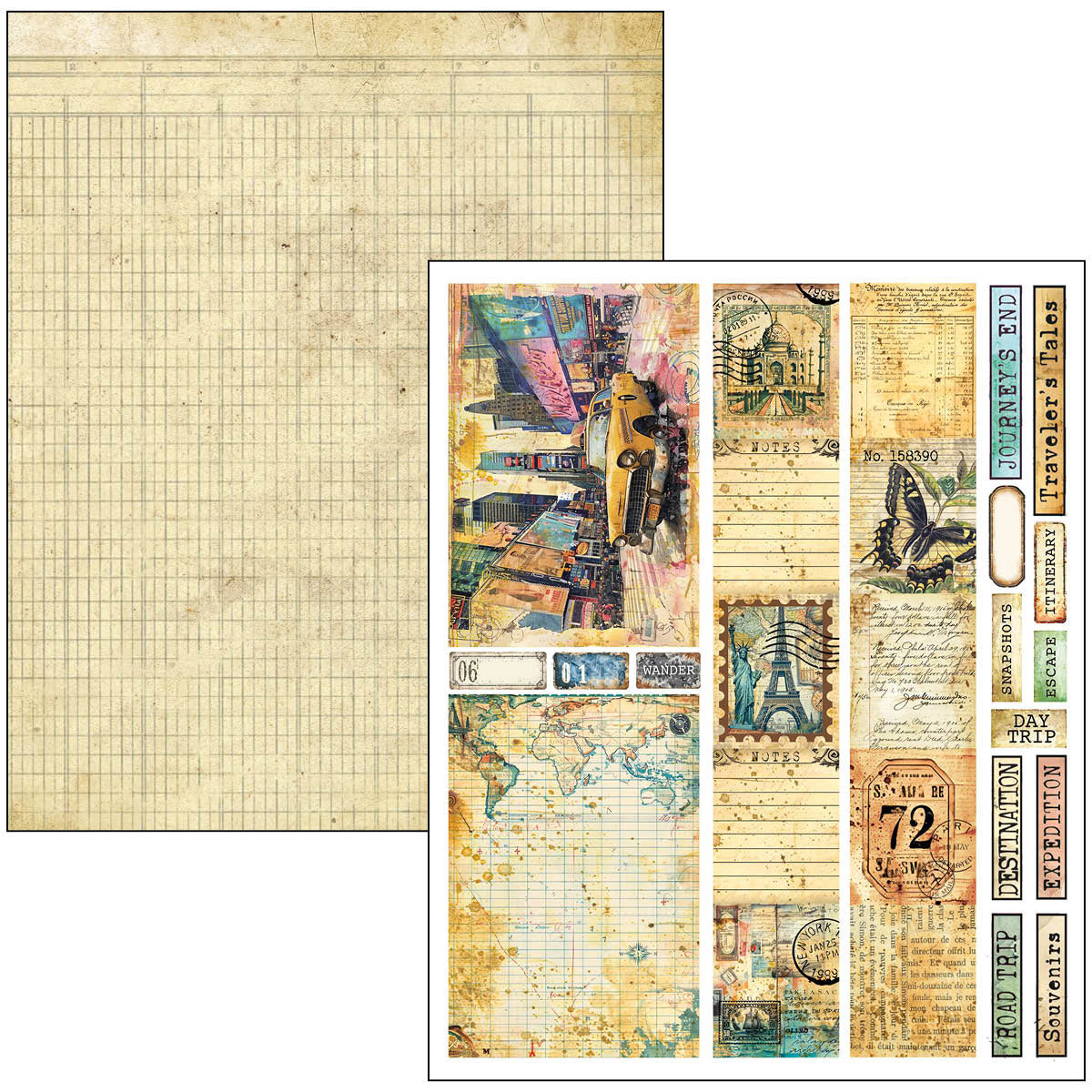 Ciao Bella - Mixed Media Book - Journey Ahead - Maxi