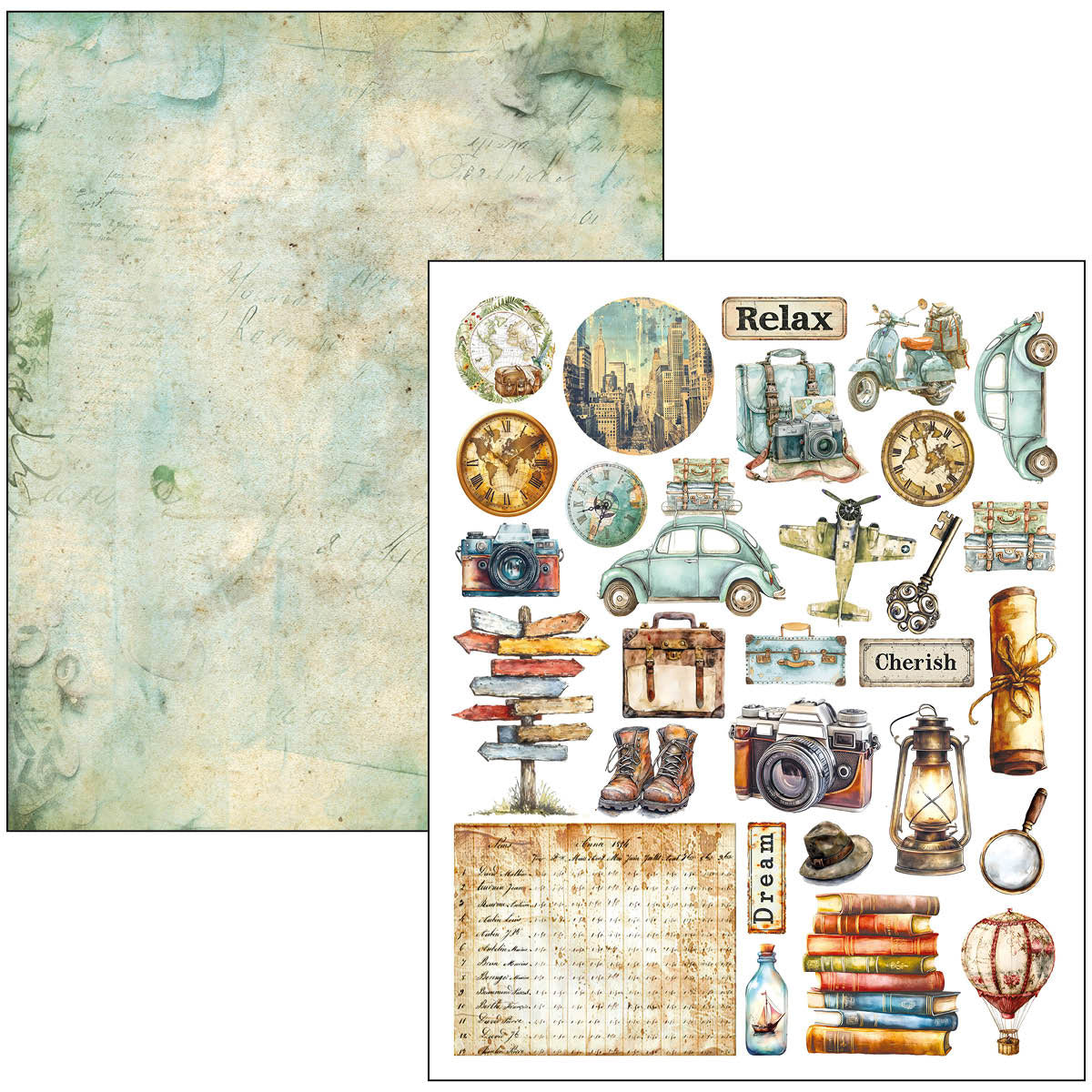 Ciao Bella - Mixed Media Book - Journey Ahead - Maxi