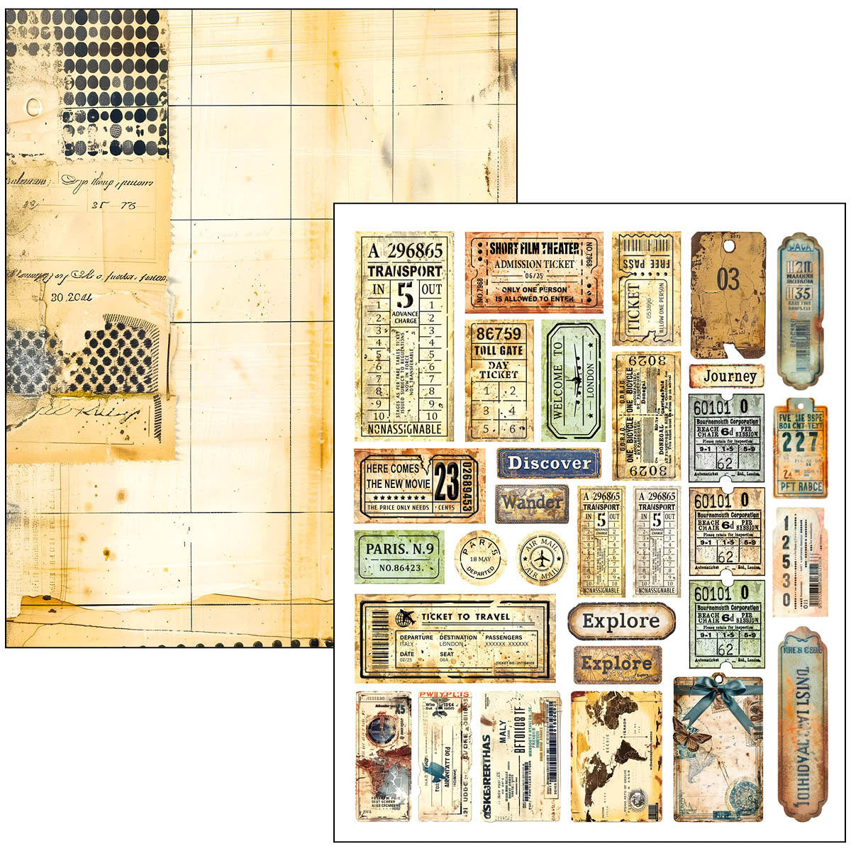 Ciao Bella - Mixed Media Book - Journey Ahead - Maxi