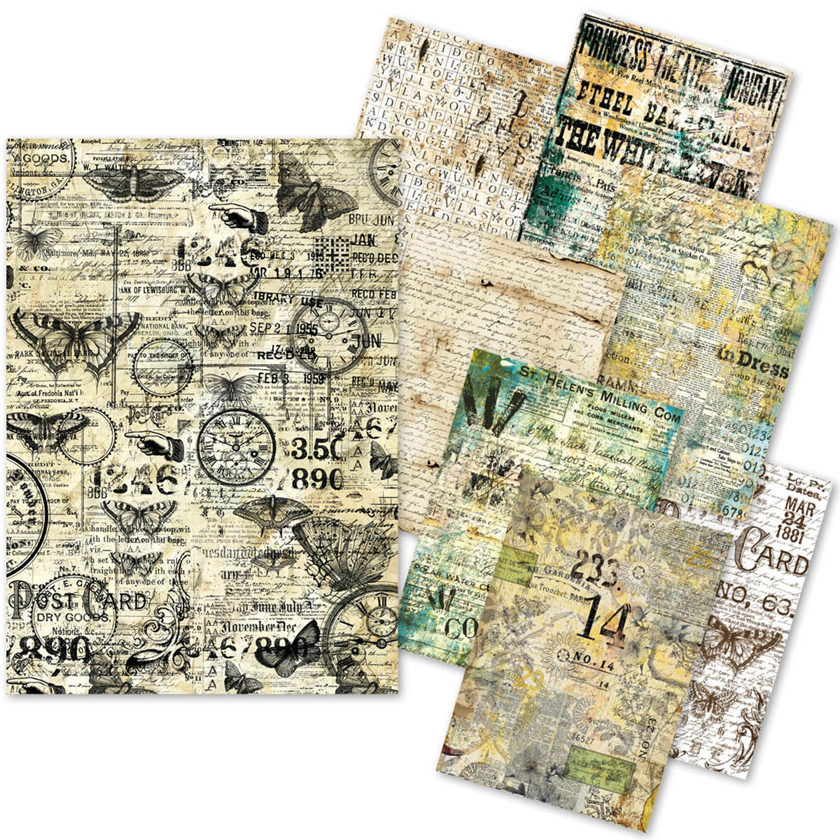 Ciao Bella - Craftmix - Time Capsule Mixed A5 Paper pack