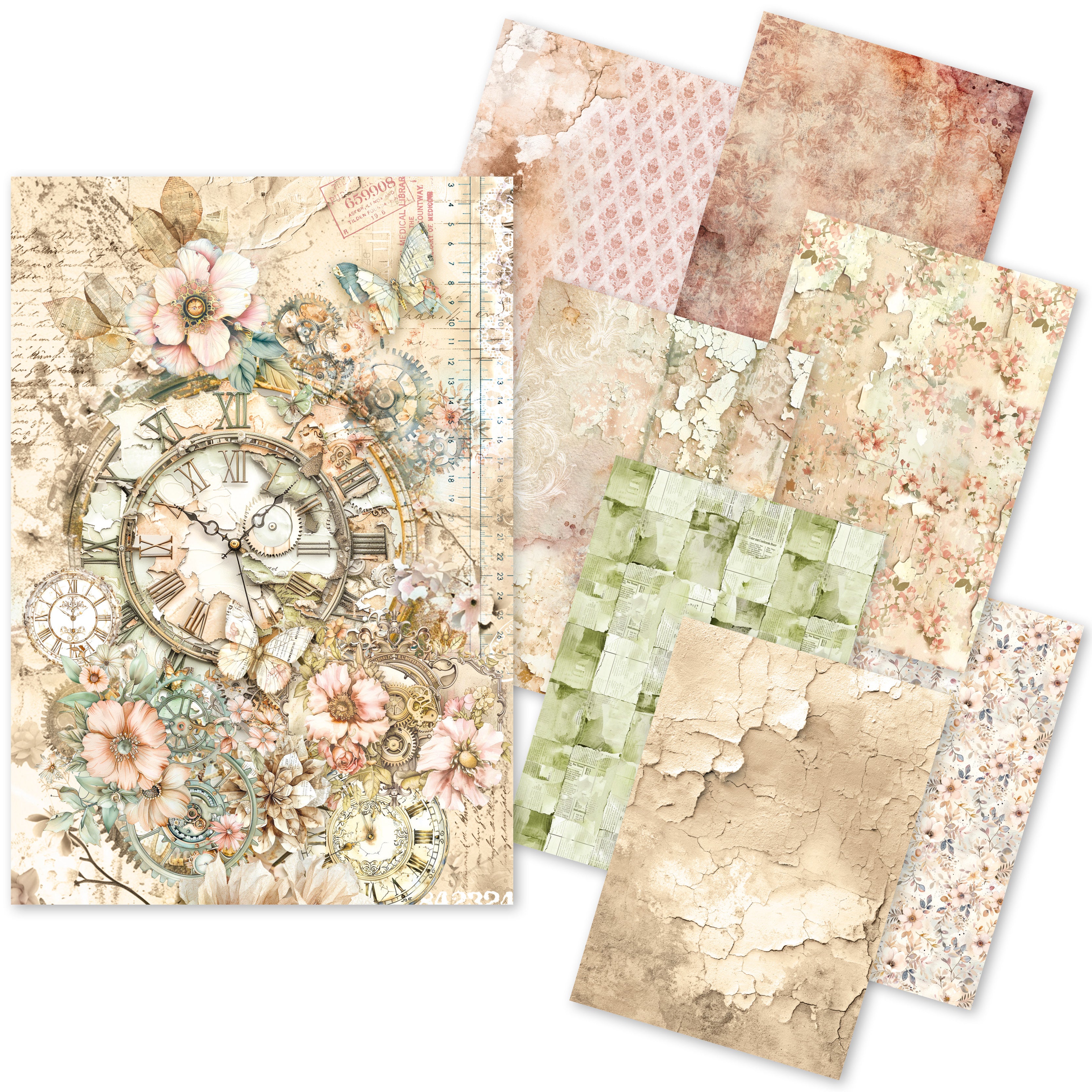 Ciao Bella - Craftmix - Lost in Time - A5 Paper pack