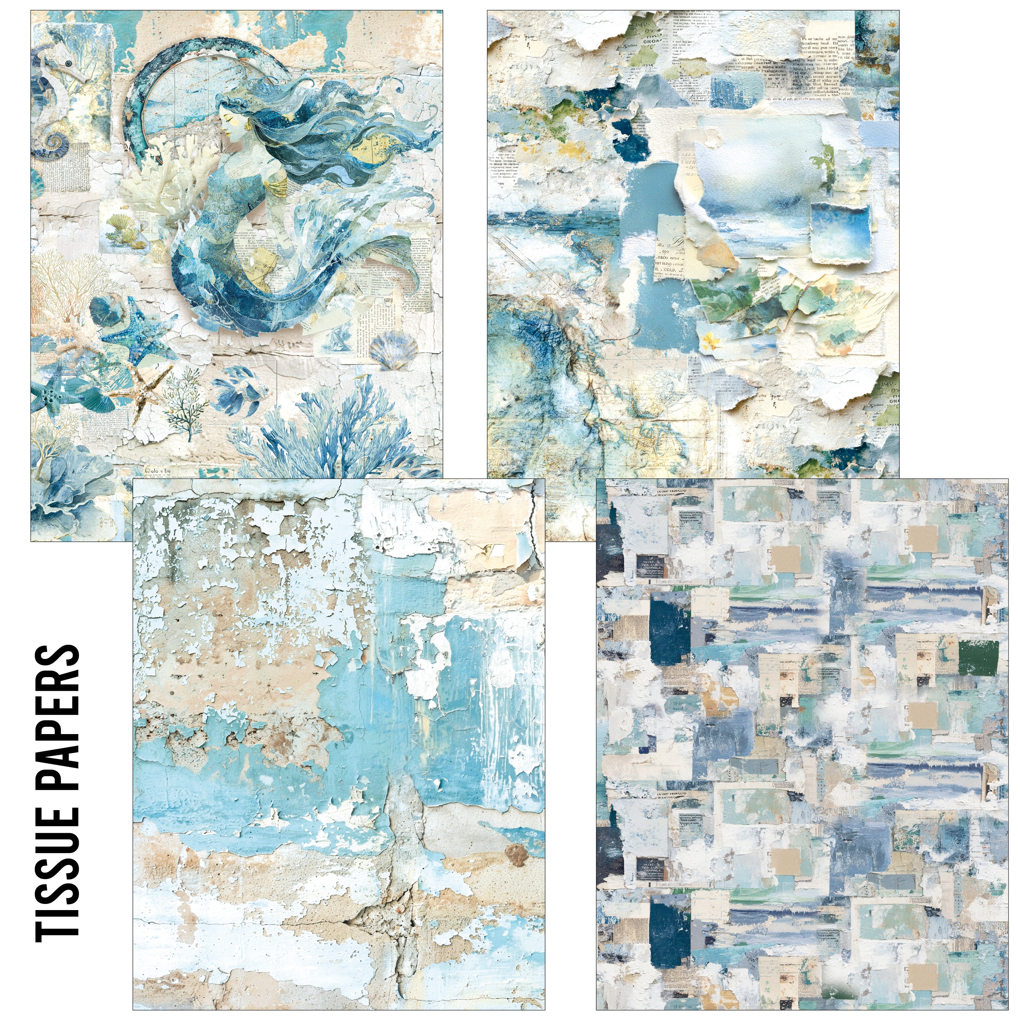 Ciao Bella - Craftmix - Edge of the ocean - A5 Paper pack