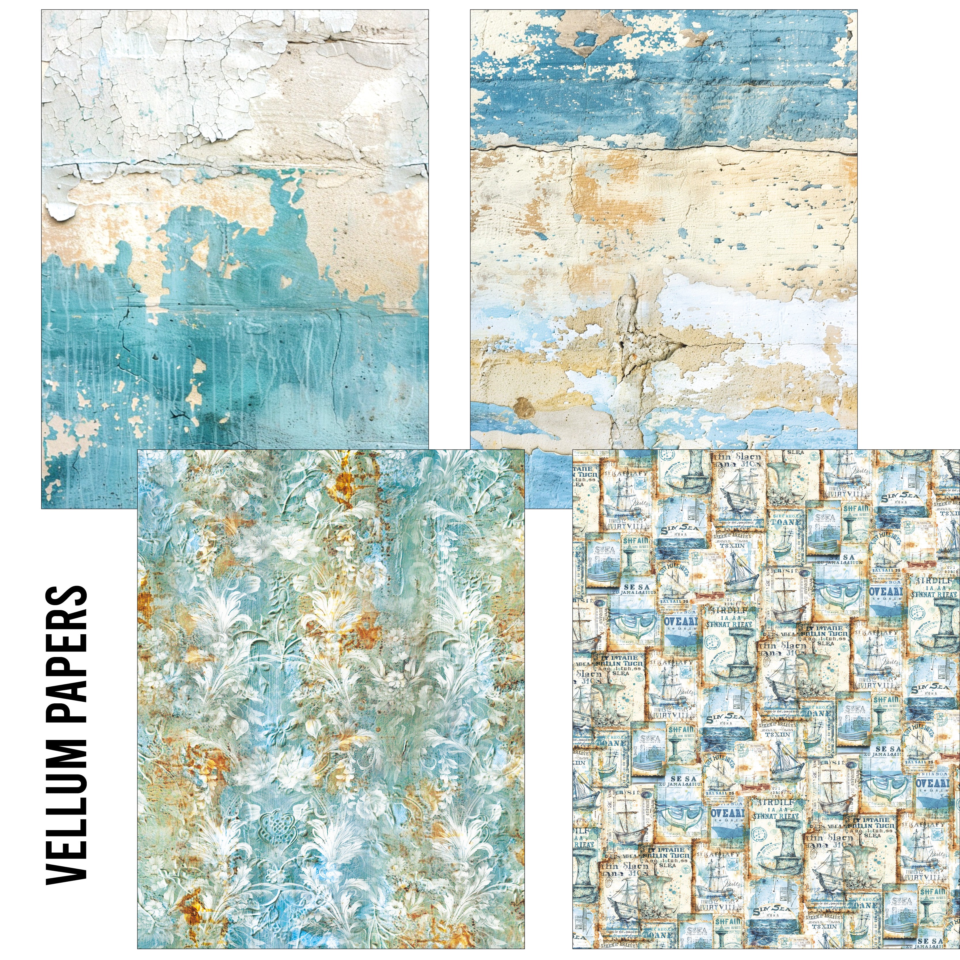 Ciao Bella - Craftmix - Edge of the ocean - A5 Paper pack