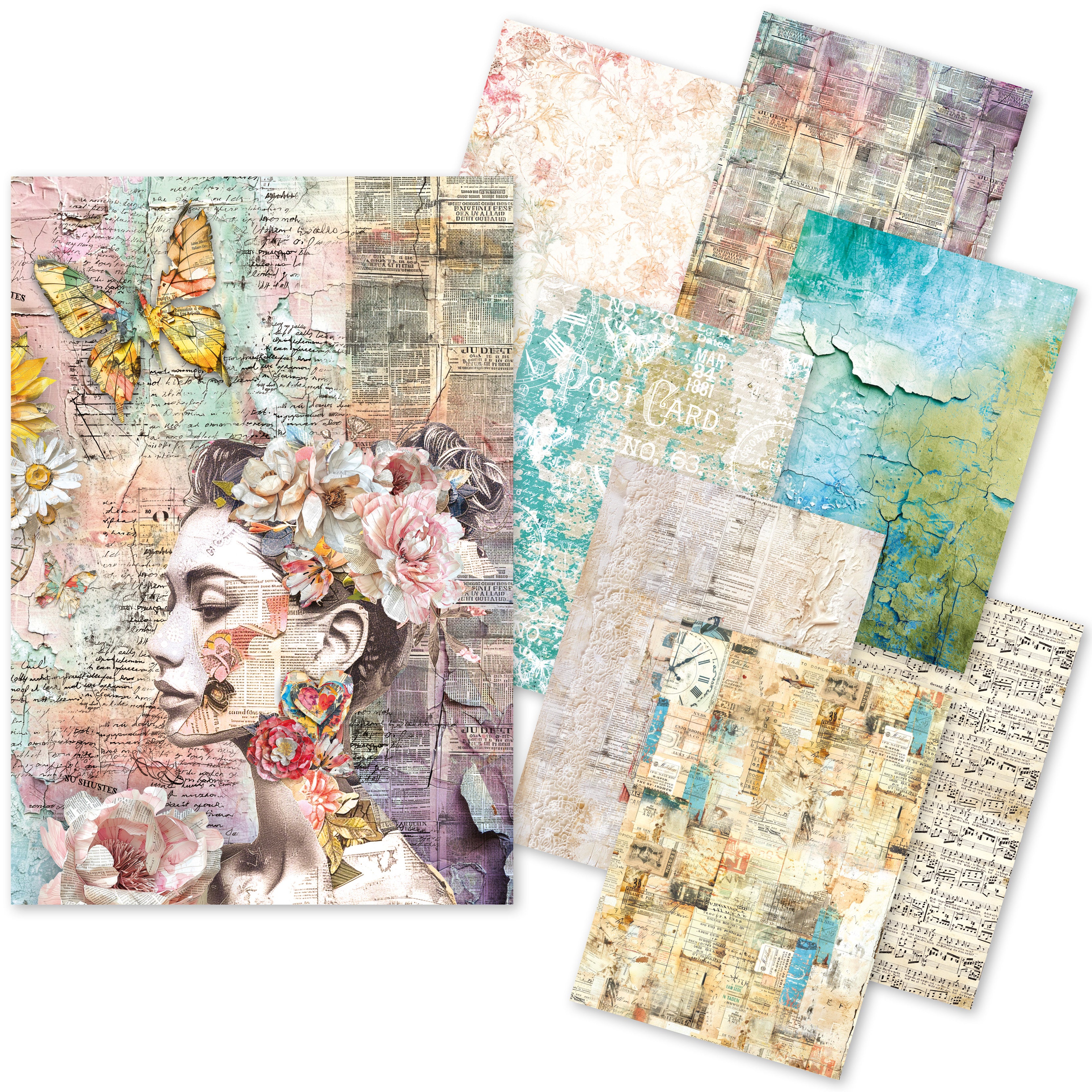 Ciao Bella - Craftmix - The sound of spring - A5 Paper pack