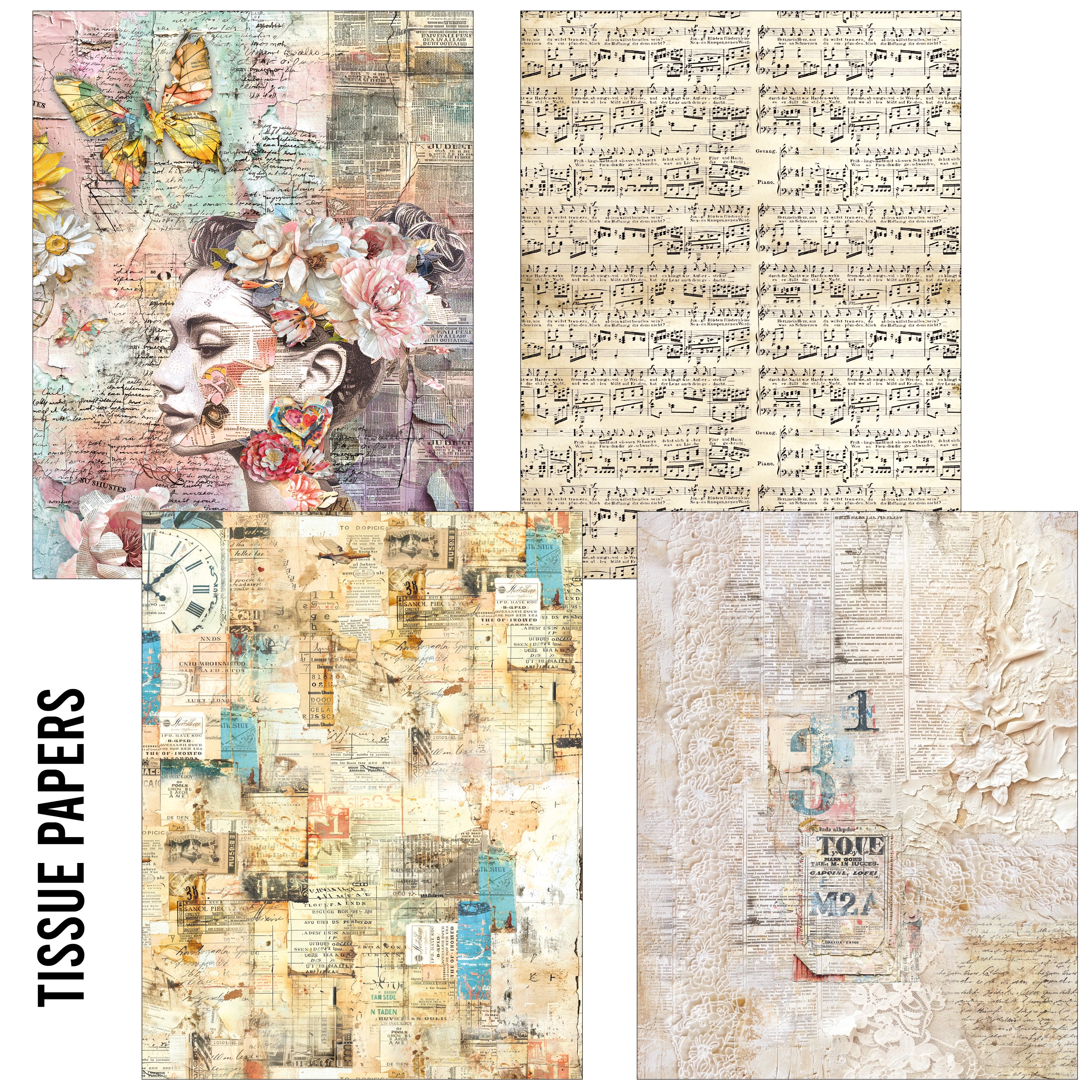 Ciao Bella - Craftmix - The sound of spring - A5 Paper pack