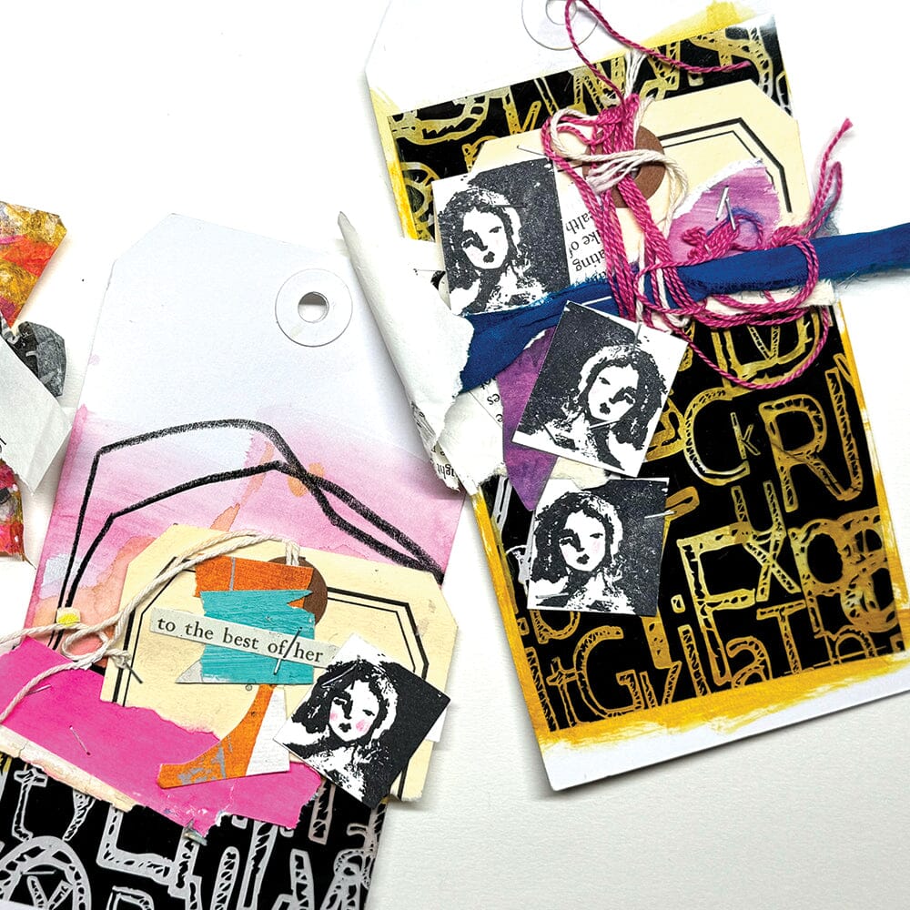Dina Wakley Media - Transparencies  - Typography