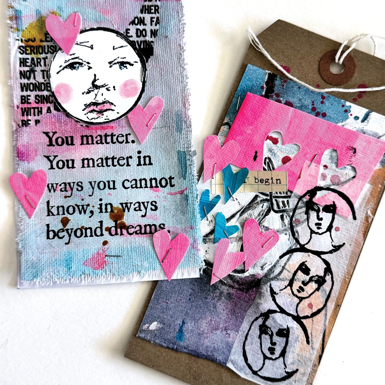 Dina Wakley Media - Stamps - You matter