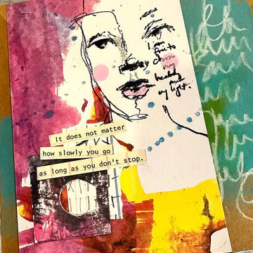 Dina Wakley Media - Stamps - Healing and Light