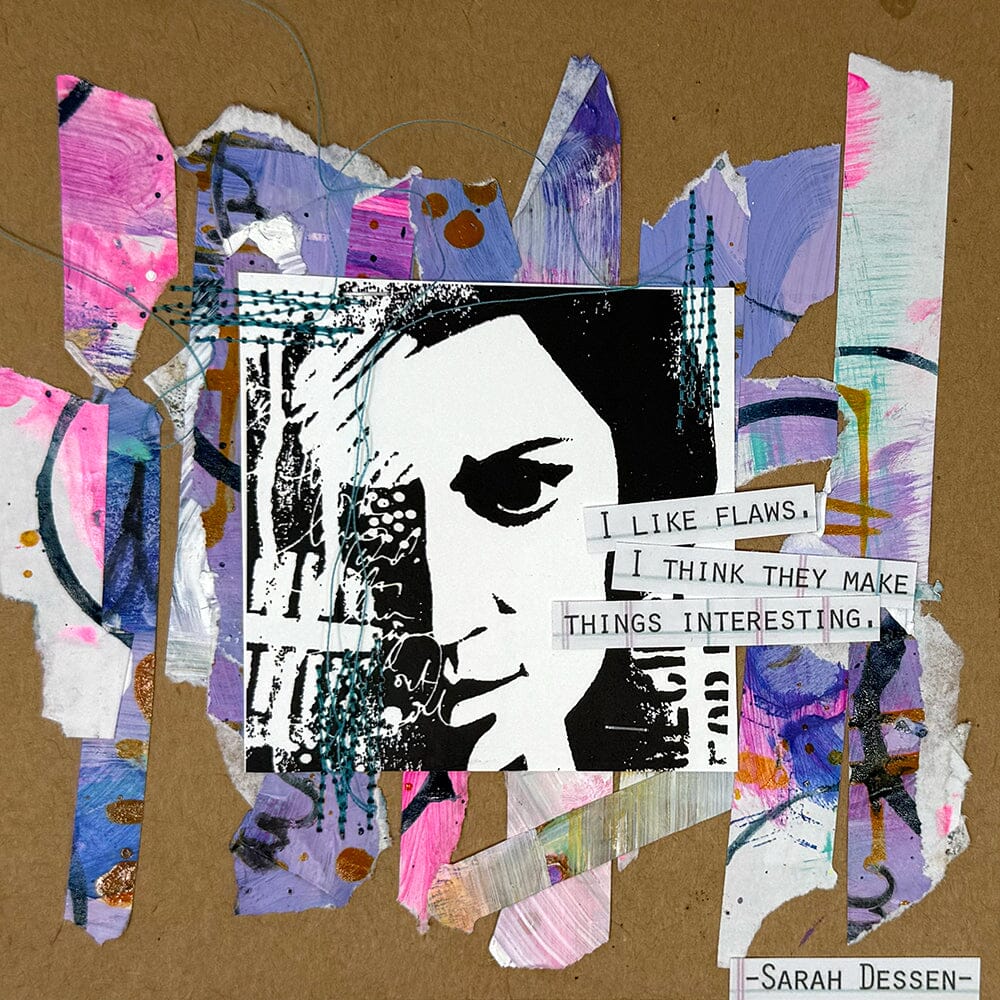 Dina Wakley Media - Stamps - Squared Up