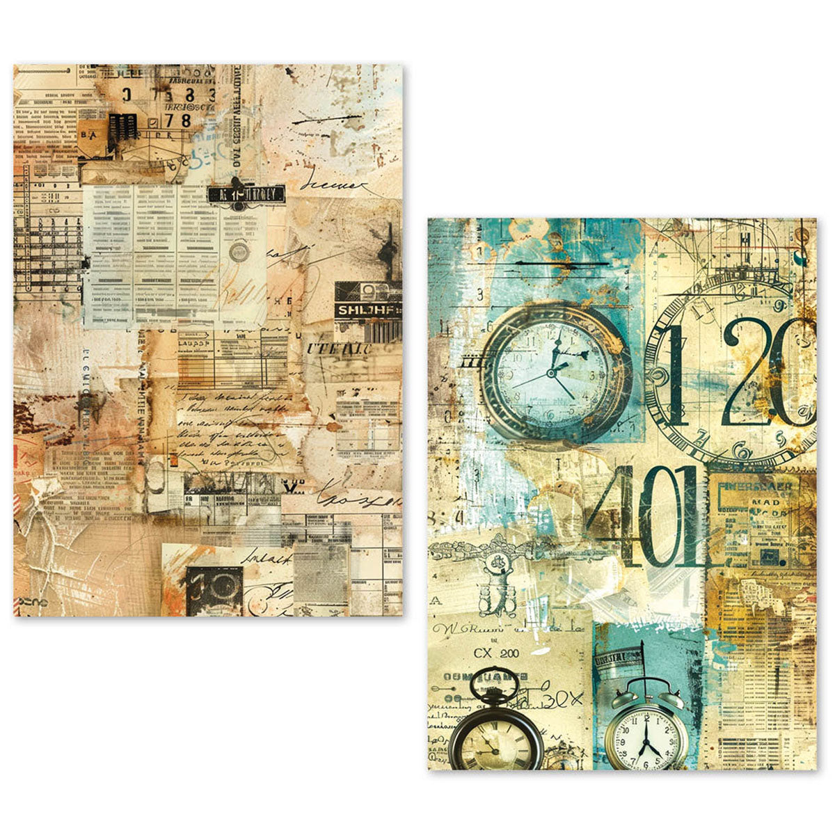 Ciao Bella - Fragments of Time - Rice/ Tissue Paper - A5