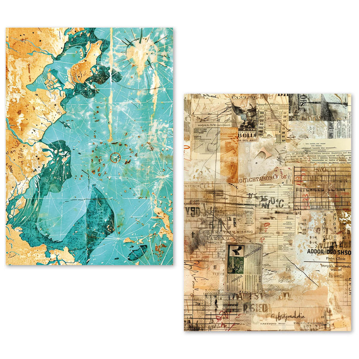 Ciao Bella - Fragments of Time - Rice/ Tissue Paper - A5