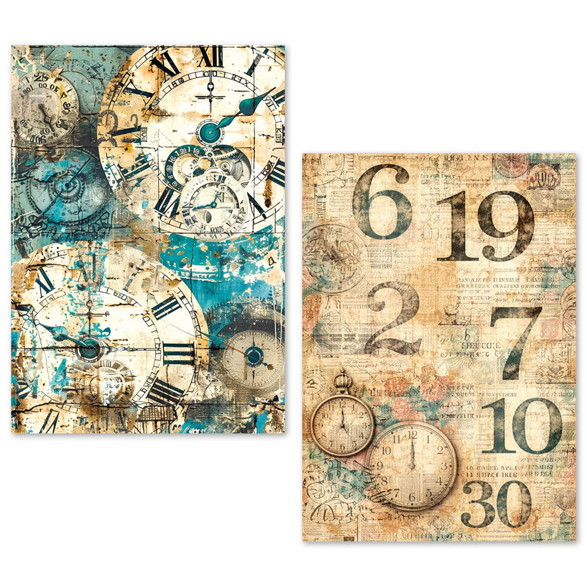 Ciao Bella - Fragments of Time - Rice/ Tissue Paper - A5