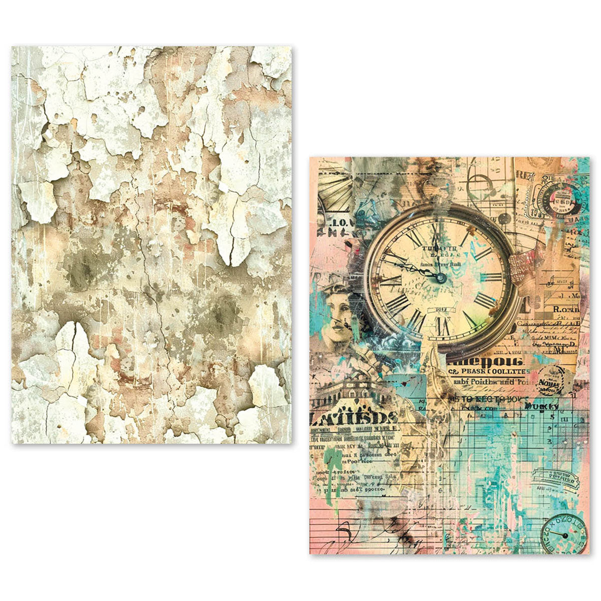 Ciao Bella - Fragments of Time - Rice/ Tissue Paper - A5