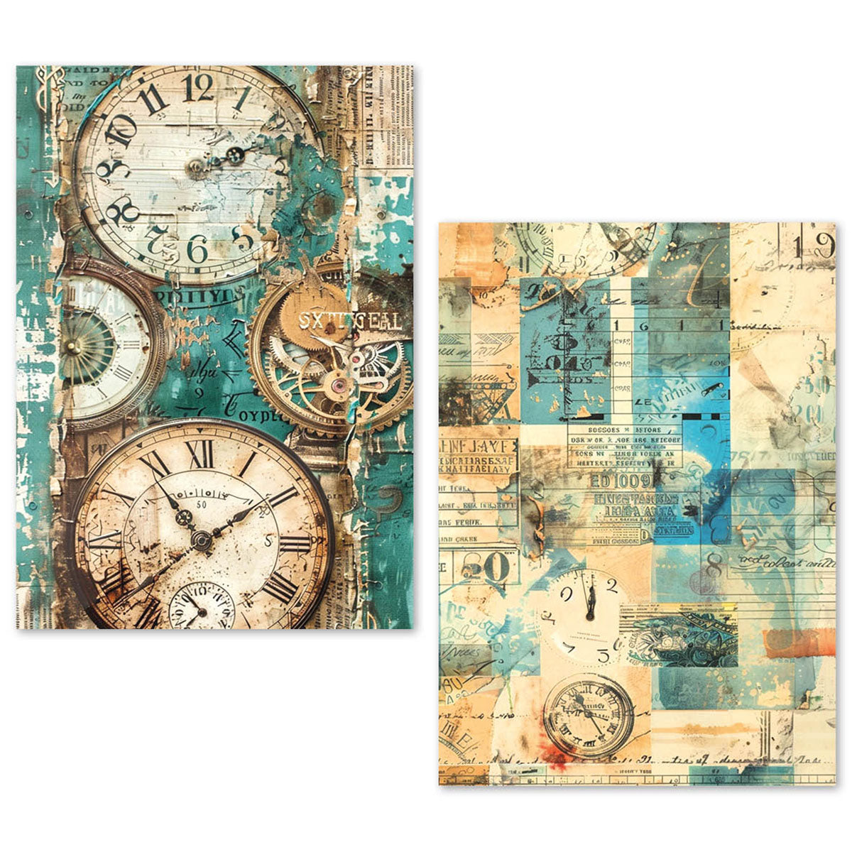Ciao Bella - Fragments of Time - Rice/ Tissue Paper - A5