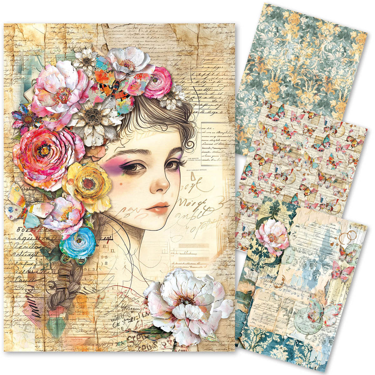 Ciao Bella - Quintessential  - Mixed Rice Paper A4