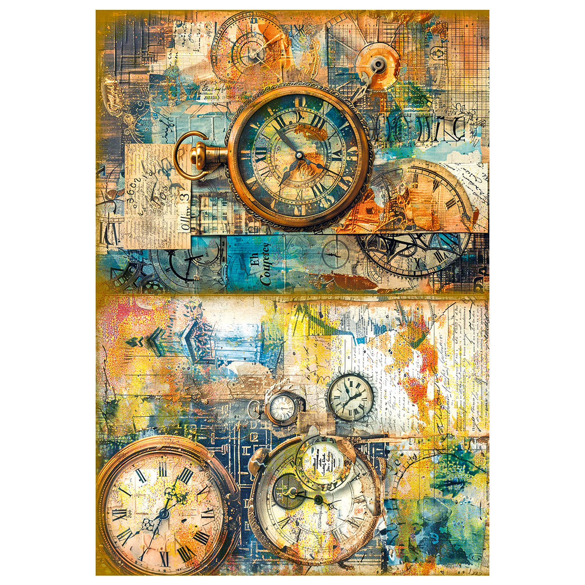 Ciao Bella - Past Time - Mixed Rice Paper A4