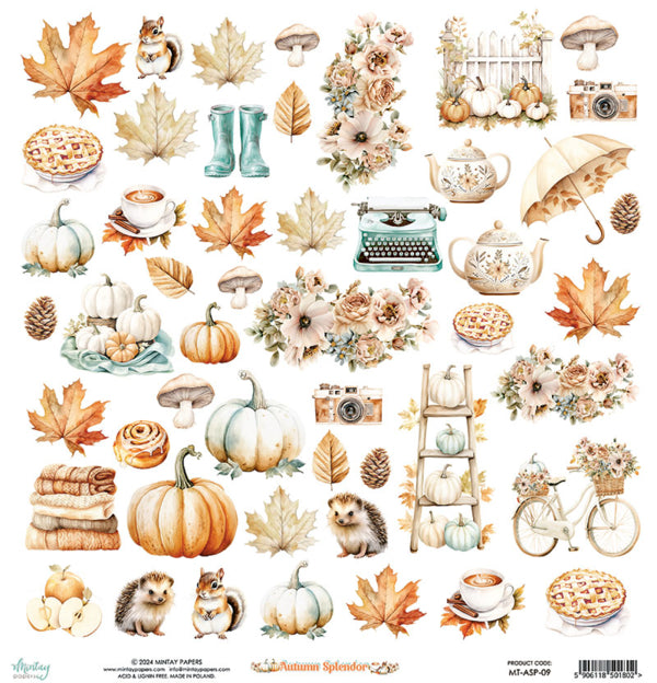 Mintay Papers - Autumn Splendor - 09 - 12 x 12"