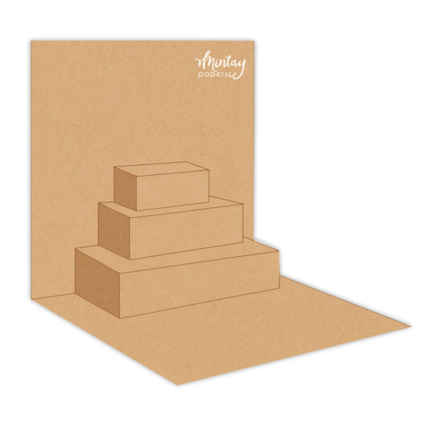 Mintay - Basic - Pop-Up Card Insert - KRAFT 5 pcs