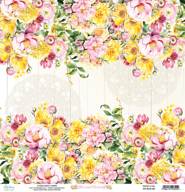 Mintay Papers - Blossom Serenity - 05 - 12x12"