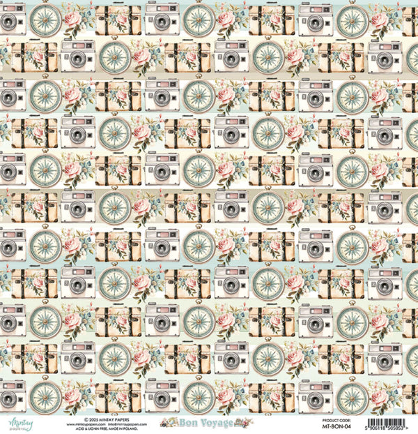 Mintay Papers - Bon Voyage - 04 - 12x12"