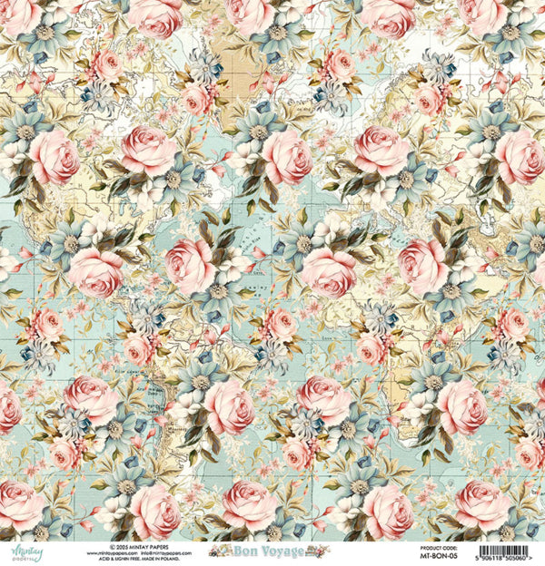 Mintay Papers - Bon Voyage - 05 - 12x12"
