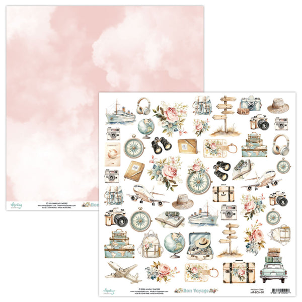 Mintay Papers - Bon Voyage - 09 - 12x12"