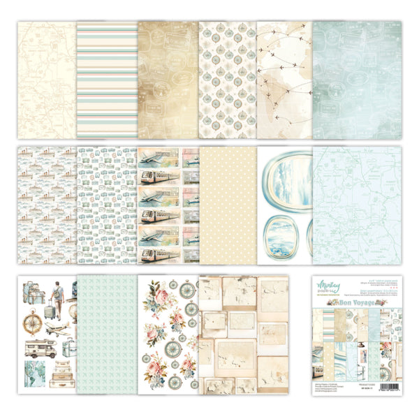Mintay Papers - Bon Voyage - Add On Paper Pad - 6 x 8"