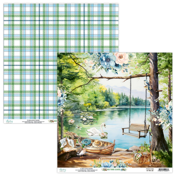 Mintay Papers - By the lake - Paper Pack - 12 x 12"