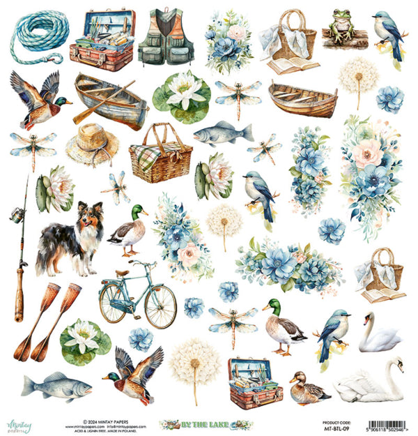 Mintay Papers - By the lake - 09 - 12x12"