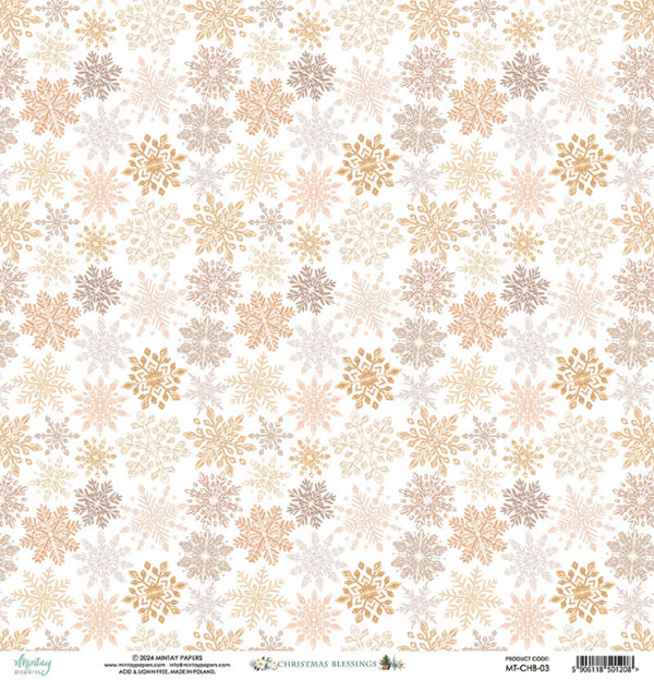 Mintay Papers - Christmas Blessings - 03 - 12 x 12"