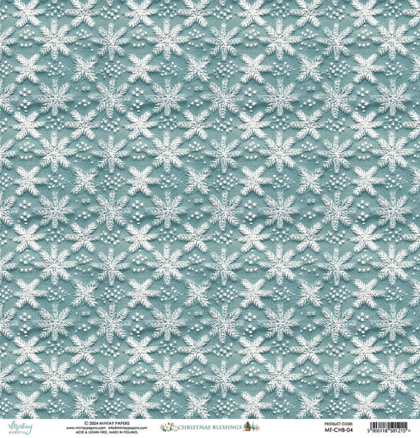 Mintay Papers - Christmas Blessings - 04 - 12 x 12"