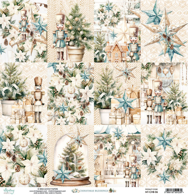 Mintay Papers - Christmas Blessings - 06 - 12 x 12"