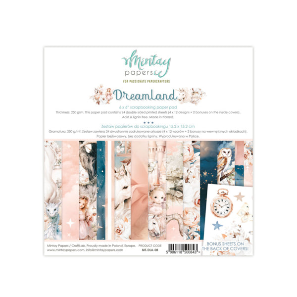 Mintay Papers - Dreamland - Paper Pad - 6 x 6"