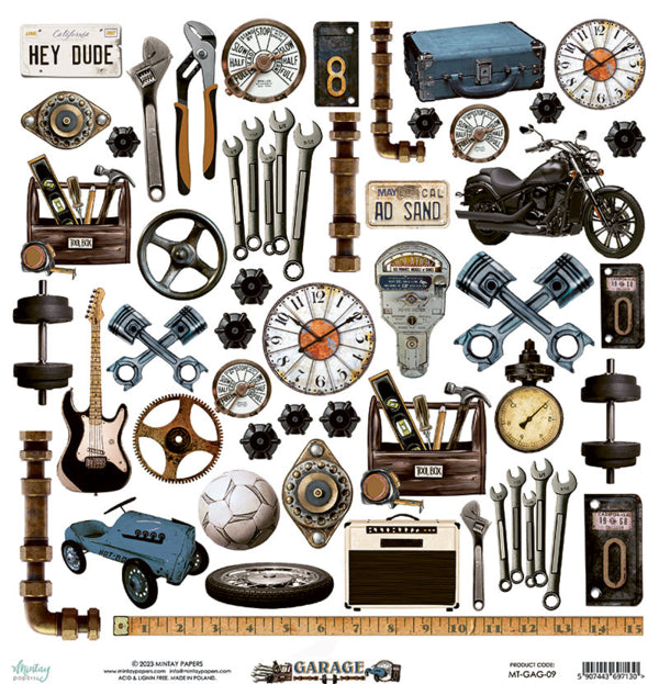 Mintay Papers - Garage - 09 - 12x12"