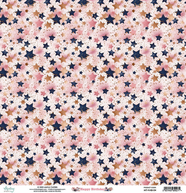 Mintay Papers - Happy Birthday - 04 - 12x12"