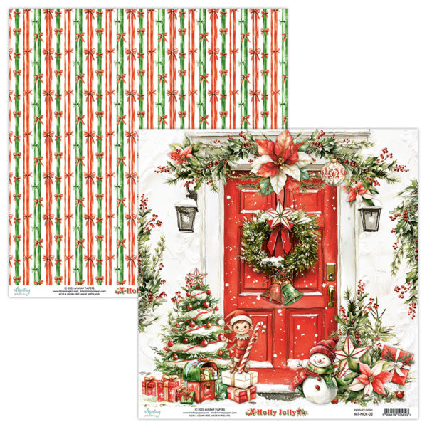 Mintay Papers - Holly Jolly - Paper Pack - 12 x 12"