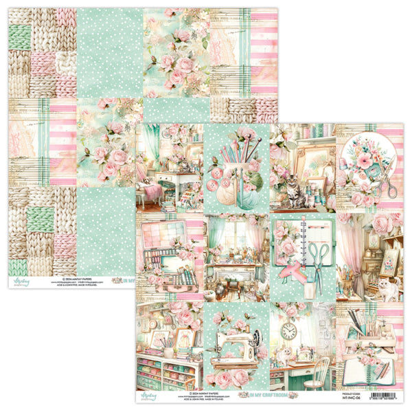 Mintay Papers - In my Craftroom - Paper Pack - 12 x 12"