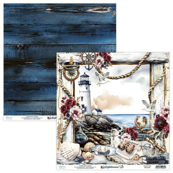 Mintay Papers - Lighthouse - Paper Pad - 8 x 8"