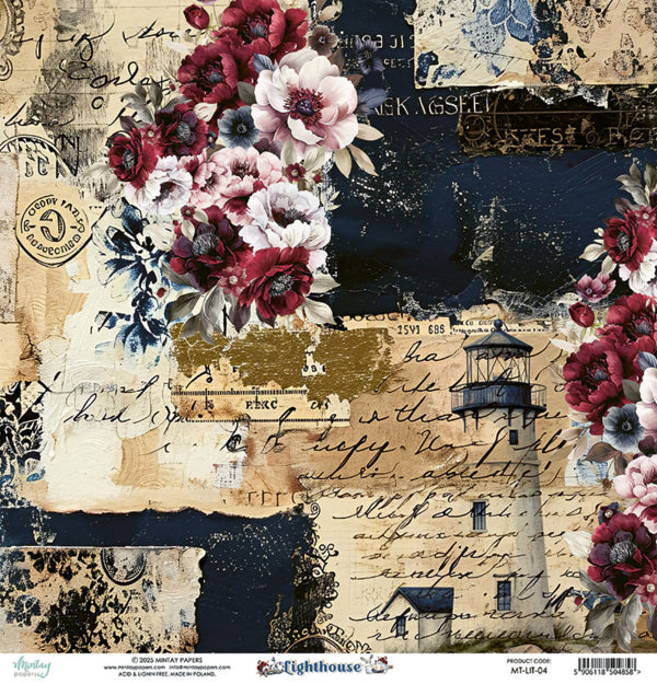 Mintay Papers - Lighthouse - 04 - 12x12"