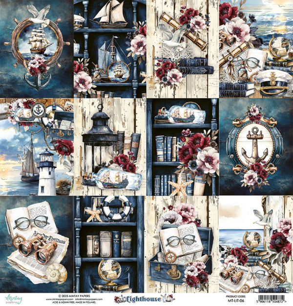 Mintay Papers - Lighthouse - 06 - 12x12"