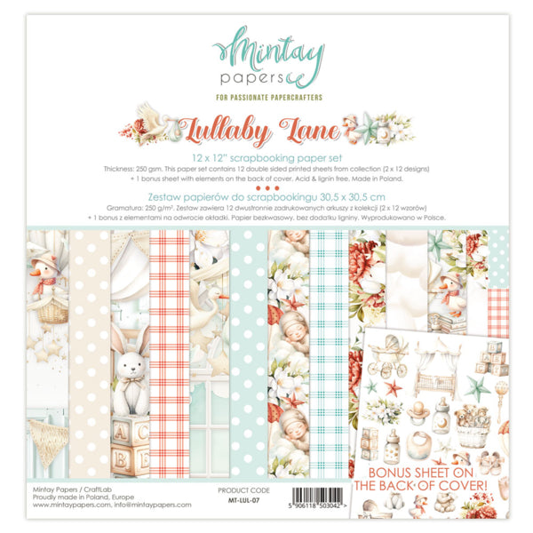 Mintay Papers - Lullaby Lane - Paper Pack - 12 x 12"