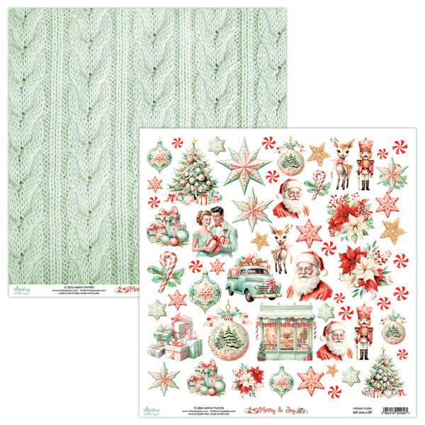 Mintay Papers - Merry & Joy - 09 - 12 x 12"