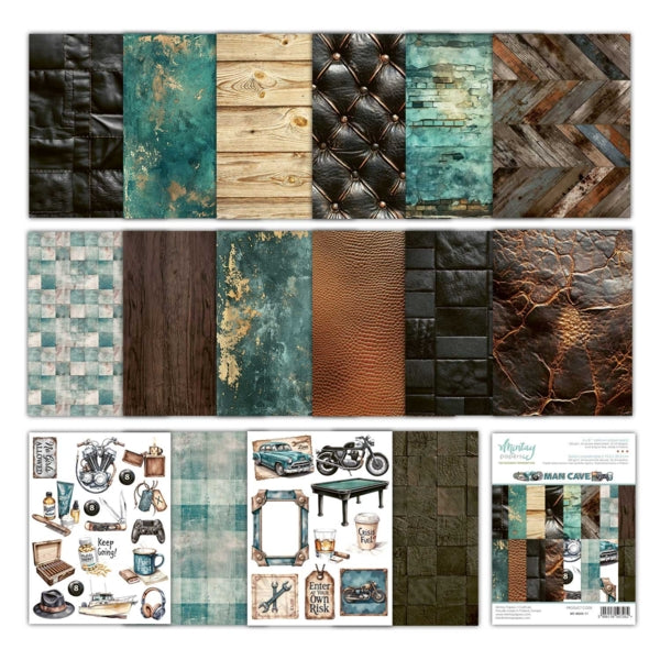 Mintay Papers - Add On Paper Pad - 6 x 8" - Man Cave
