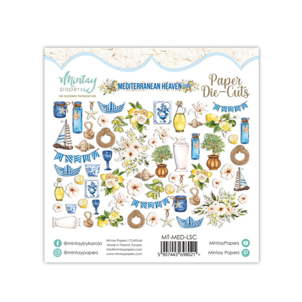 Mintay Papers - Mediterranean Heaven - Ephemera - die cuts